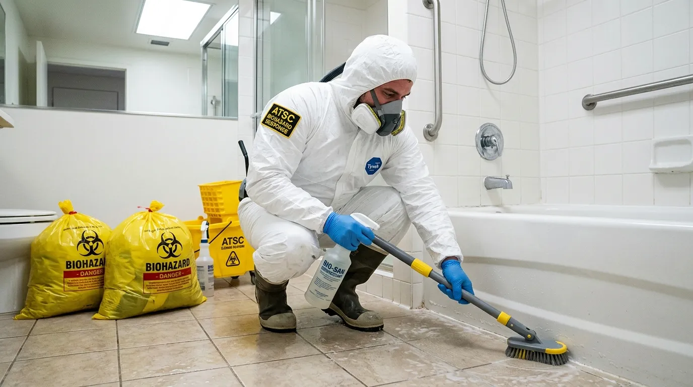 Decontamination equipment deployed for Blood Cleanup in Tahlequah